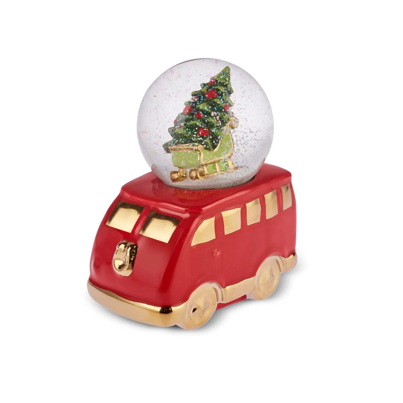 Boule à neige Karaca Noël Fourgonnette, 15X9X19 cm - Image 3