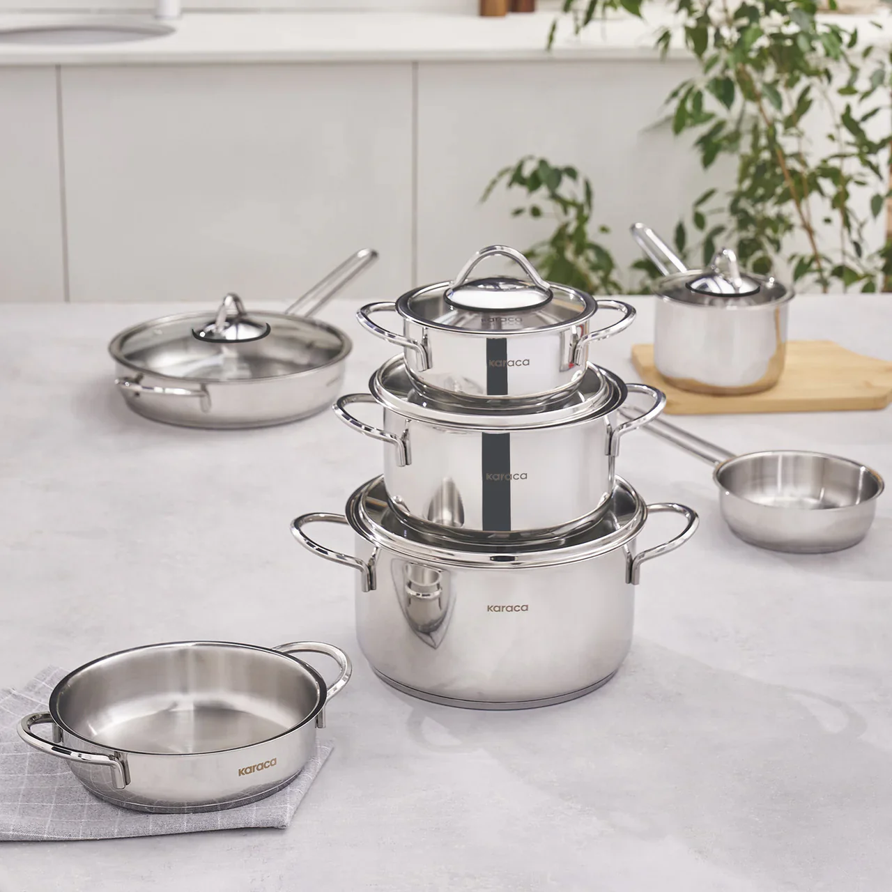 Ensemble de Cuisson en Acier Karaca Ada 12 Pièces V2 - Image 8