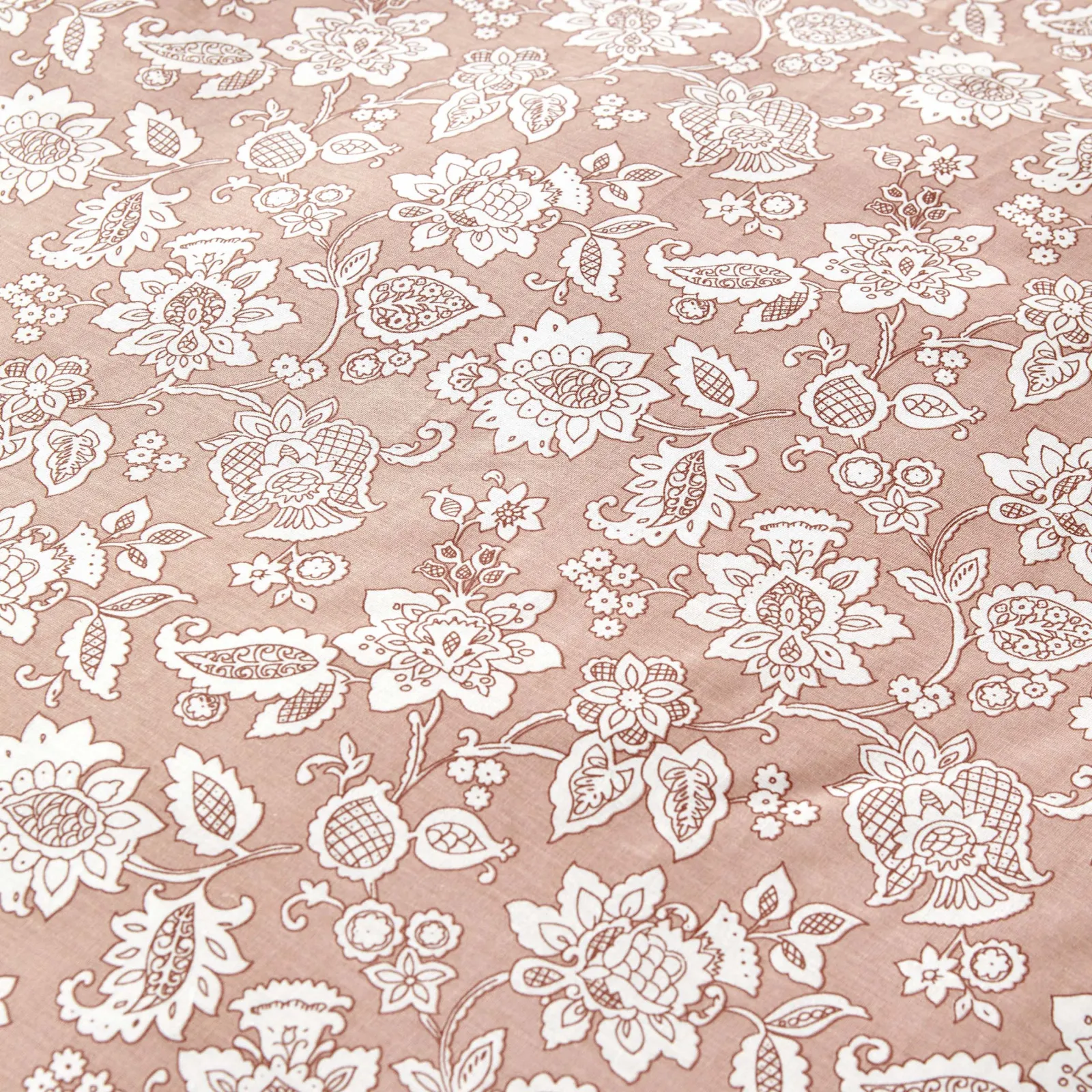 Parure de lit Karaca Home Celerina avec housse de couette 100 % coton pour lit double, rose - Image 3
