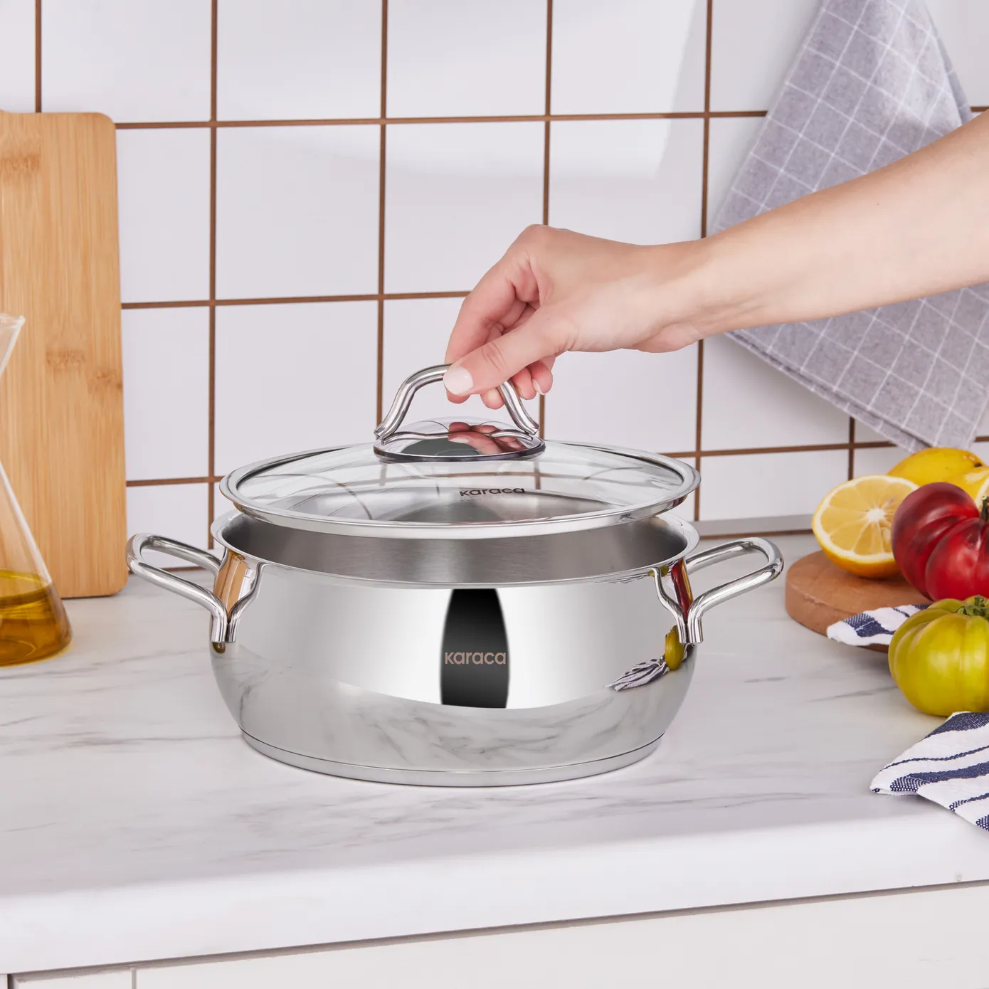 Pot en acier Karaca Emirgan, 22 cm - Image 3