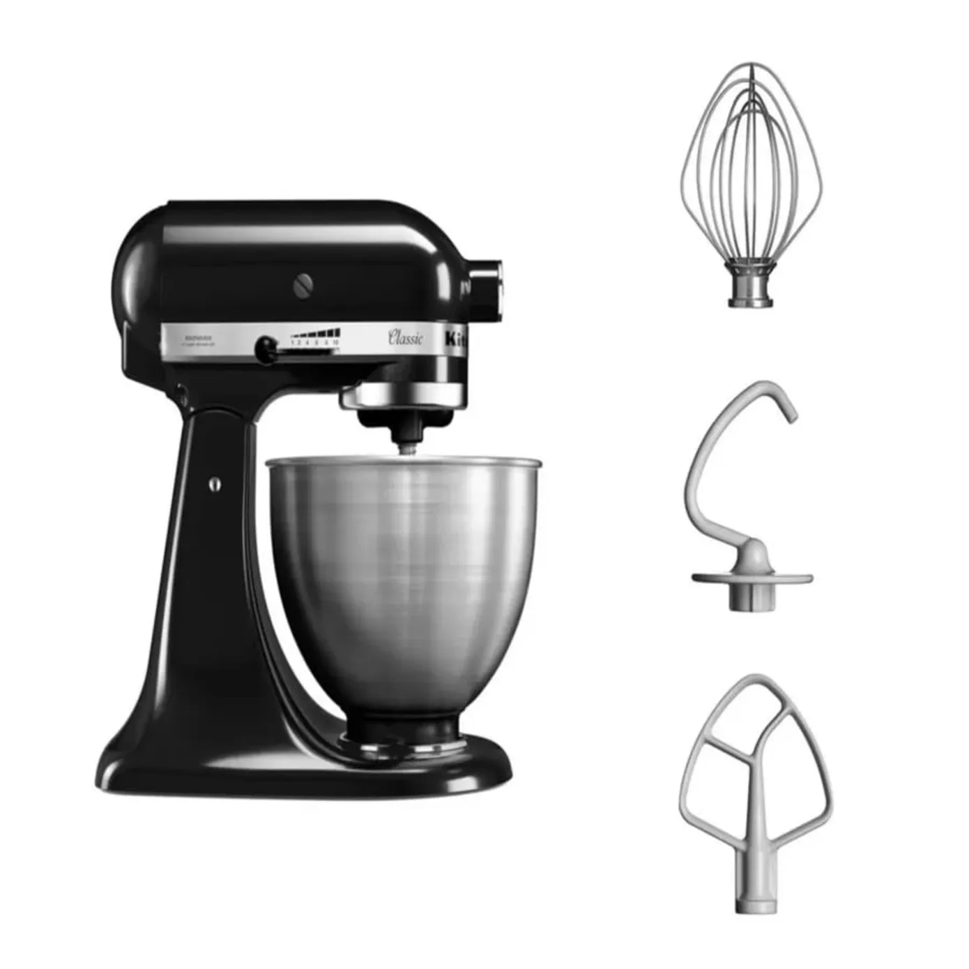 Robot multifonctions Kitchenaid Classic 5K45SS Onyx Black-EOB, 4.3L - Image 5