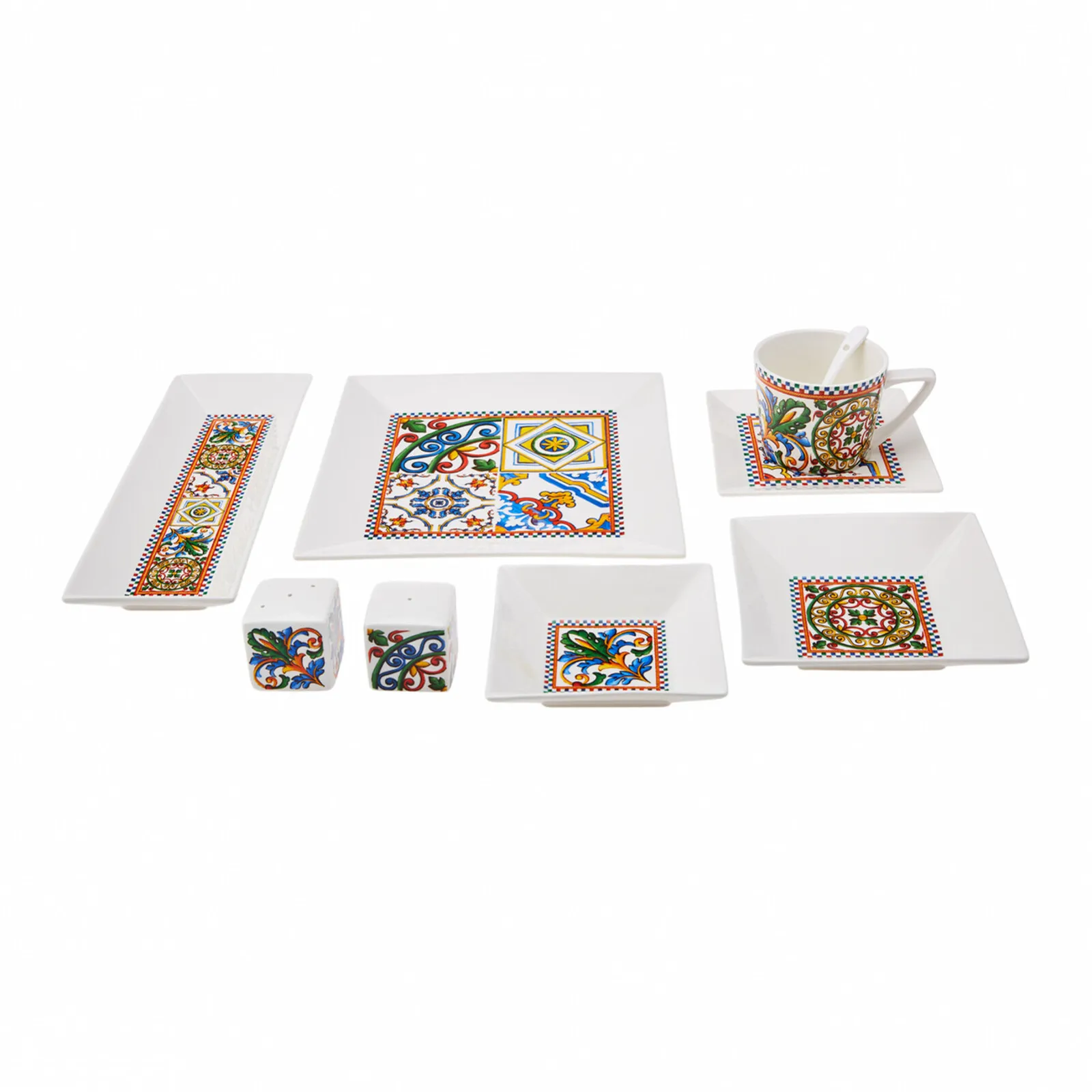 Service Petit Déjeuner Karaca Milano pour 6 personnes, 32 pièces carrées/rectangulaires - Image 7